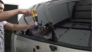 How To Tint An SUV Rear Hatch Window  PART 1 [upl. by Armilda]