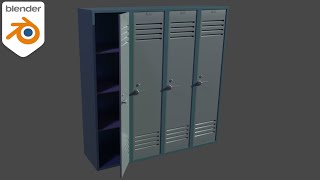 quotBlender 3D Locker Tutorial Create Realistic Lockers Step by Stepquot [upl. by Aubigny559]