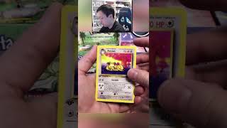 Pulling The RAREST Card From A Vintage Pokémon Pack pokemon rarepulls vintagepokemonpacks [upl. by Yelwah502]