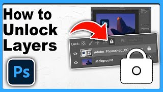 How to Unlock Layer in Photoshop  Full Guide 2024 [upl. by Lein]