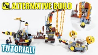 LEGO NINJAGO MOVIE 70610 ALTERNATIVE BUILD SHARK LAIR [upl. by Aynek]