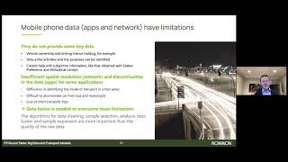 The Use of Big Data in Transport Modelling [upl. by Vonny404]