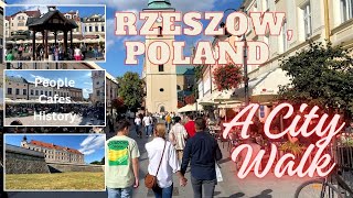 Rzeszow Poland A city walk [upl. by Yortal78]