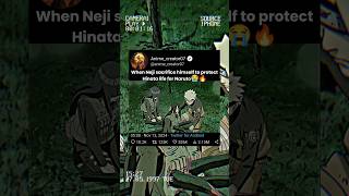 Neji death😭🥺anime animation naruto narutoshippunden ytshorts [upl. by Jacquelyn]