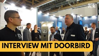 Doorbird Light amp Building Messe Interview Smarthome KNX Türsprechanlage [upl. by Messere]