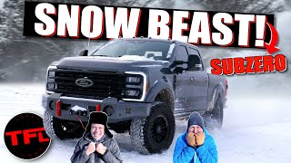 Cold Start Is the New Ford F350 Diesel an Unstoppable Winter Warrior [upl. by Ludewig989]