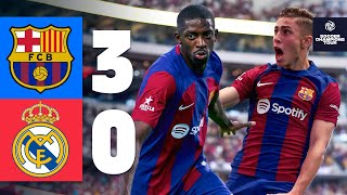 💥 HIGHLIGHTS I BARÇA 30 REAL MADRID 💥 EL CLÁSICO [upl. by Henn]