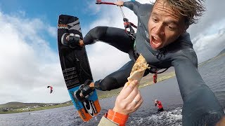 I had pizza while kitesurfing KEVVLOG 223 [upl. by Daune]