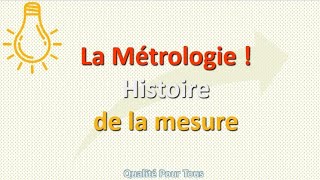 Histoire de la métrologie [upl. by Helene556]