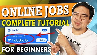 Online Jobs at Home Philippines  For Beginners Complete Tutorial [upl. by Froehlich]