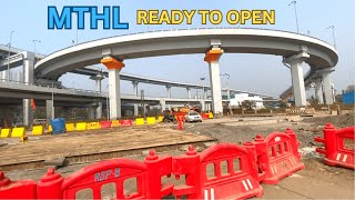 MTHL  Mumbai Trans Harbour Link Road January 2024  Atal Setu Bridge [upl. by Nahtnaoj]