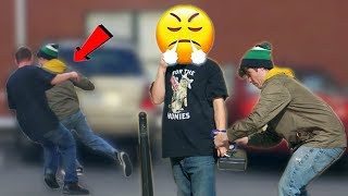 Handcuffing People to Lock Box Prank  RebelTV [upl. by Elephus]