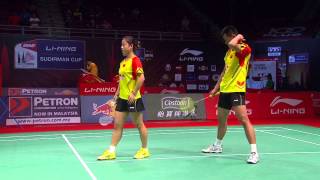 HD QF  XD  TAhmad  LNatsir INA vs Xu C  Ma J CHN  2013 Sudirman Cup [upl. by Ashlin]