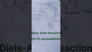 DielsAlder Reaction 42 Cycloaddition reaction CSIRNET GATE MSC Entrancesshorts [upl. by Alverta]