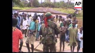 WEST AFRICA GROWING SENSE OF TENSION IN WAR TORN LIBERIA [upl. by Ylnevaeh443]