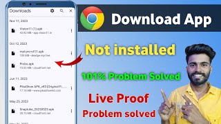 Chrome se app install nahi ho raha hai  Chrome app not installed problem [upl. by Stichter]