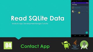 Contact App  Tutorial 4  Read Data amp Show In RecyclerView  SQLite  Java Android App Development [upl. by Delphina]