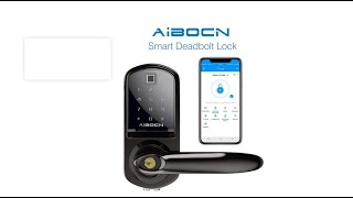 Right Handle Installation VideoAibocn Fingerprint Smart Lock S210BLF [upl. by Utley]