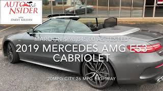 First Drive 2019 Mercedes AMG E53 Cabriolet [upl. by Alvie]