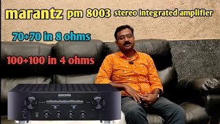 marantz pm 8003 stereo amplifier  episode 179 [upl. by Eatnoid]