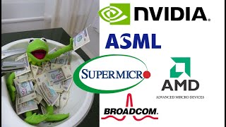 MILLION DOLLARS IN AI STOCKS NVDA SMCI AMD ASML AVGO [upl. by Ananna]