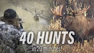 40 Rifle Hunts in 20 Minutes Eastmans’ Hunting Journal [upl. by Gemina930]