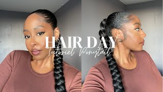 TUTORIEL Comment faire une ponytail [upl. by Lunn136]