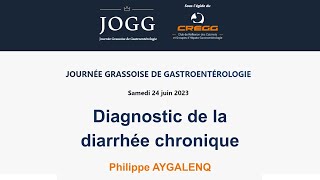 Diagnostic de la diarrhée chronique [upl. by Vita]