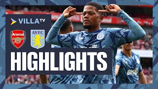 A MASTERCLASS in North London  Arsenal 02 Aston Villa  HIGHLIGHTS [upl. by Johan]