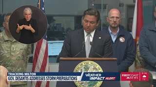 Gov DeSantis update on Floridas response to Hurricane Milton [upl. by Fokos224]