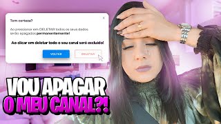 O QUE ACONTECEU COMIGO  VOU DESISTIR DO YOUTUBE [upl. by Leinahtam]