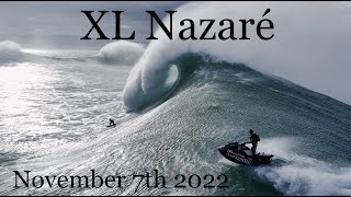 Big Nazaré  November 7th 2022  crazy drone footage  Lucas Chianca Nic Von Rupp and more [upl. by Houghton911]