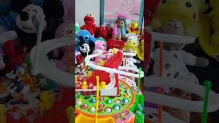 DUCKLINGS CLIMBING STAIRS with Santa fishinggames stufftoys trending asmr satisfying shorts [upl. by Onihc]