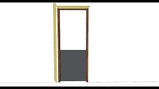 Install Architrave to a Door Jamb [upl. by Carlyle565]