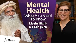 Mental Health What You Need To Know  The Big Bang Theorys Mayim Bialik Jonathan Cohen amp Sadhguru [upl. by Justicz]