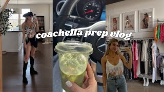 days in my life vlog  coachella prep try on haul amp festival oufit inspo [upl. by Ursola]