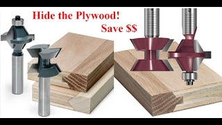 Make Hardwood Edge Banding Fast and Easy Hide Plywood save  and improve your woodworking [upl. by Pierette351]