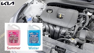 How to Check and Add Windshield Washer Fluid in KIA Forte 2018 2019 2020 2021 2022 2023 2024 [upl. by Trinity]