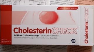 Cholesterin selbst testen CholesterinCHECK amp Apotheke VEGAN [upl. by Zackariah]