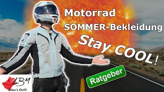 Motorradbekleidung Sommer im Test  leicht cool und trotzdem sicher [upl. by Mora]