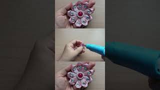 Adorable Ribbon Flower Making Simple DIY Steps [upl. by Elliot]