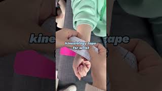 Kinesiology Tape for Wrist [upl. by Memory]