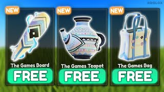 The Games FREE ITEMS LEAKED Free Event Items Roblox [upl. by Nnasus]