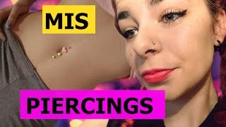 PIERCINGS OMBLIGO NARIZ Y DILATACIONESEXPERIENCIA [upl. by Vinita]