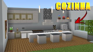 🔥Minecraft Tutorial Como fazer uma COZINHA bonita para a sua CASA [upl. by Adnov758]