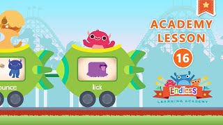 Endless Learning Academy  Lesson 16  SIT STAND CLIMB BOUNCE LICK  Originator Games [upl. by Nodearb]