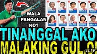 Cong MARCOLETA TINANGGAL Pangalan LIST of SENATORIABLES [upl. by Aisaim883]