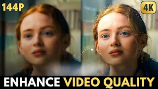 How to Upscale 720P Videos to 4K with UniFab AI Video Enhancer [upl. by Alliuqa893]