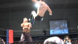 20091202 TAGUCHI amp PRINCE DEVITT vs JYUSHIN THUNDER LIGER amp AKIRA [upl. by Siurtemed665]