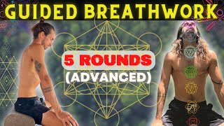 Psychedelic Breathwork I 5 Rounds I ADVANCED I On Screen Timer [upl. by Leik666]